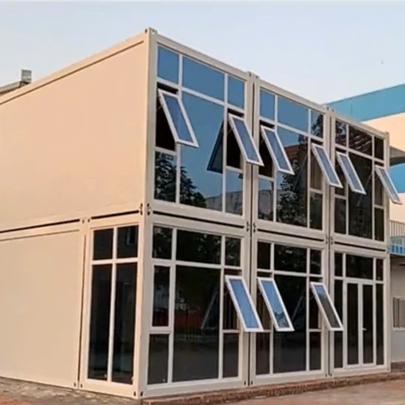 NHÀ CONTAINER MÔ-ĐUN 2 TẦNG (GLASS MODULAR CONTAINER HOUSE)